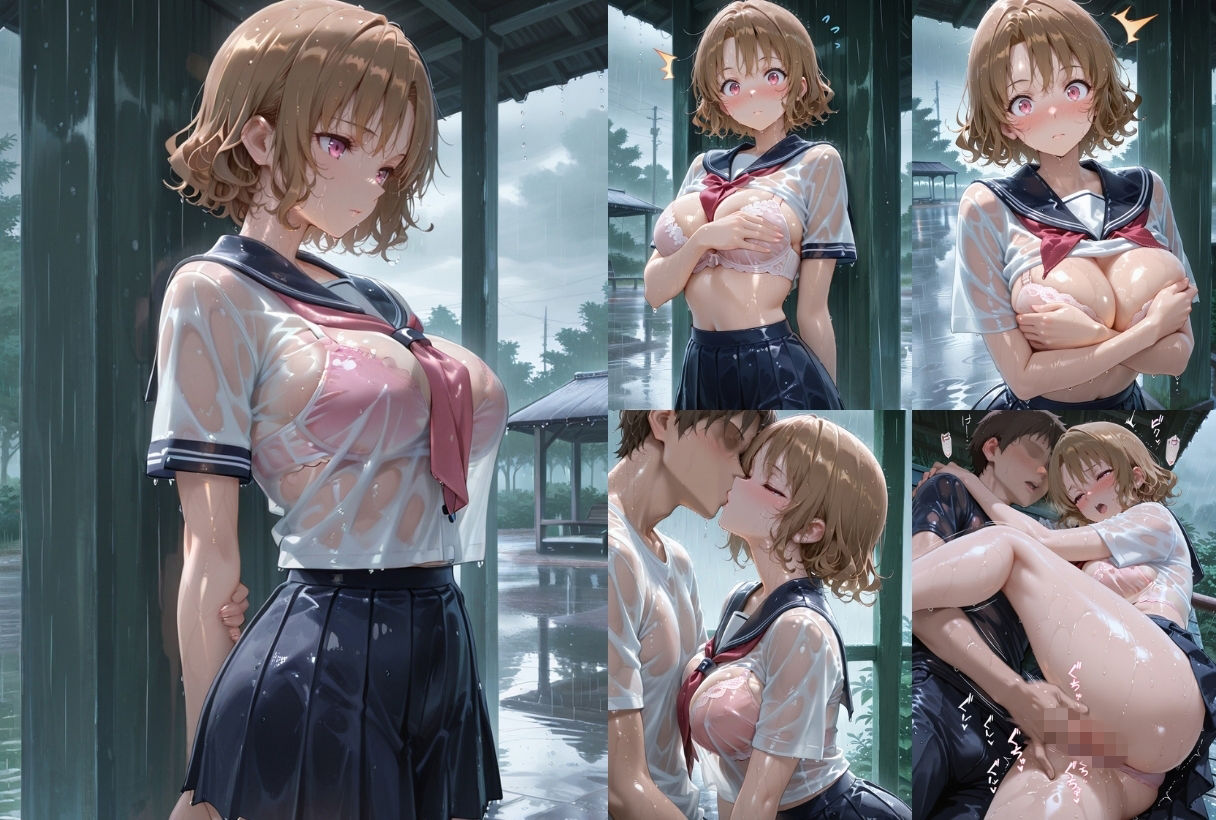 ト●ブル2-雨宿り編 ・卑猥パーソナルトレーニング編 ・母乳人妻編- - サンプル画像 4