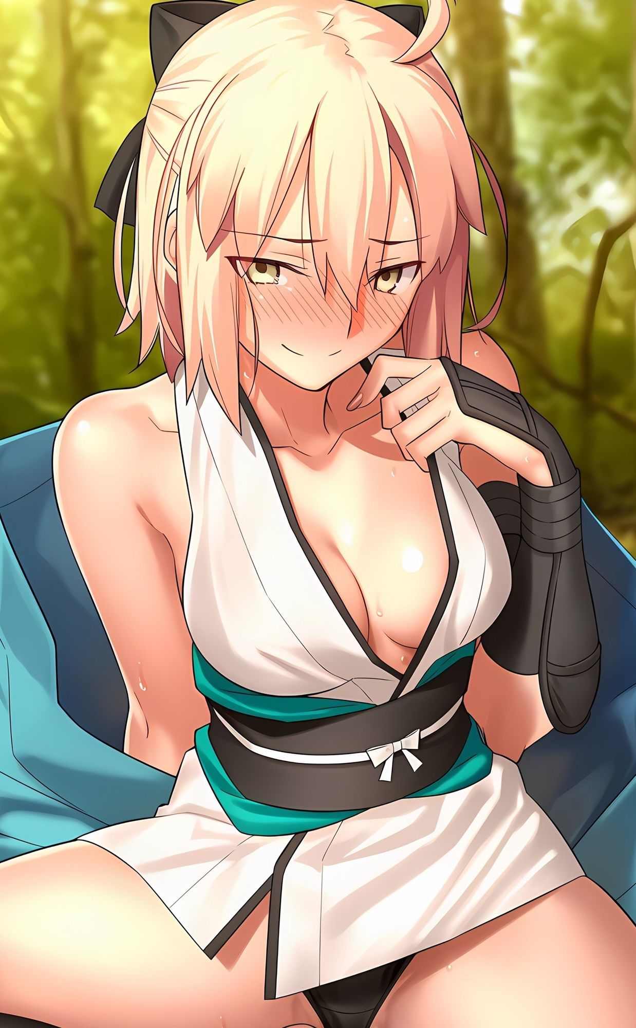 沖田ちゃんのエッチなAIイラスト集 - サンプル画像 1
