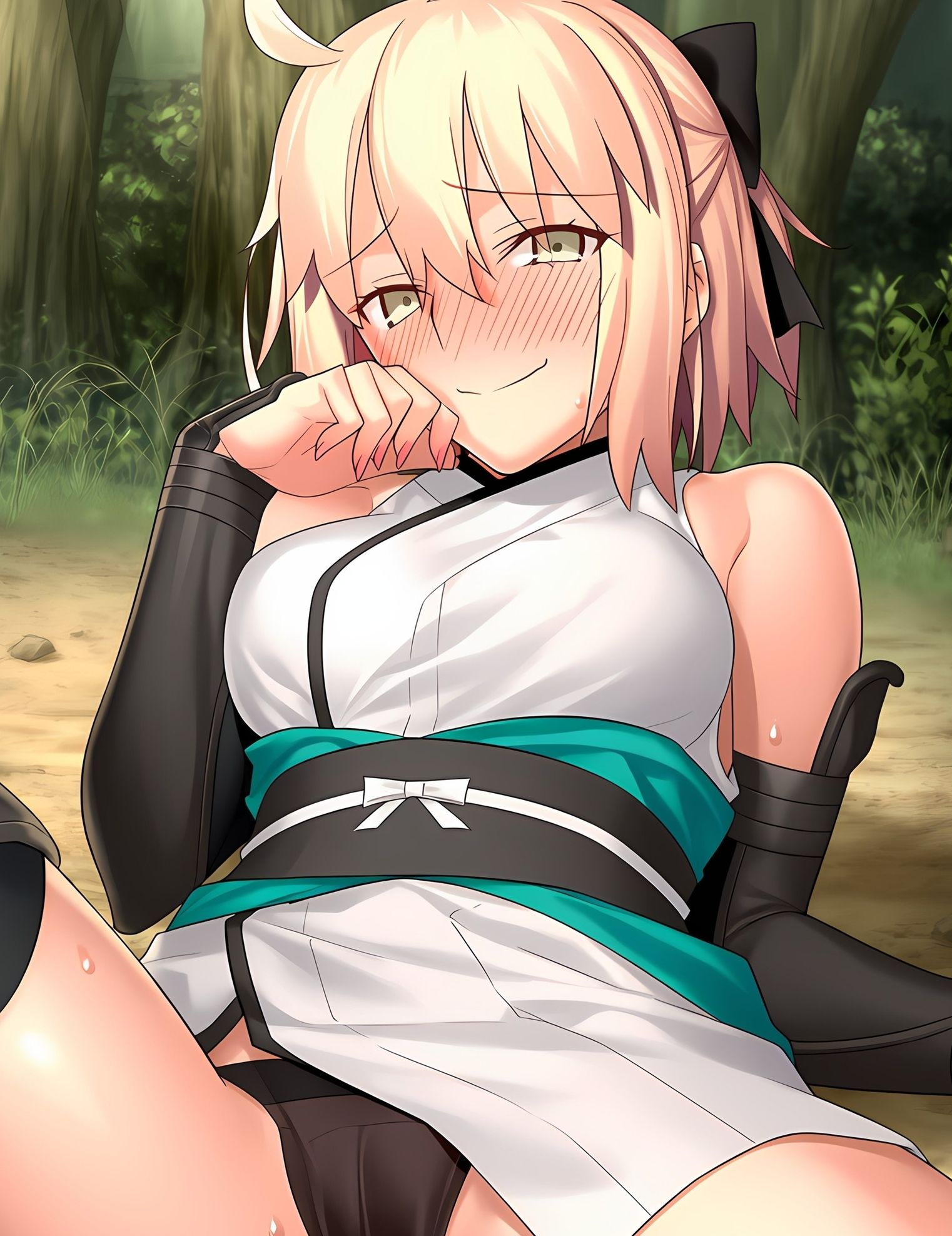 沖田ちゃんのエッチなAIイラスト集 - サンプル画像 4