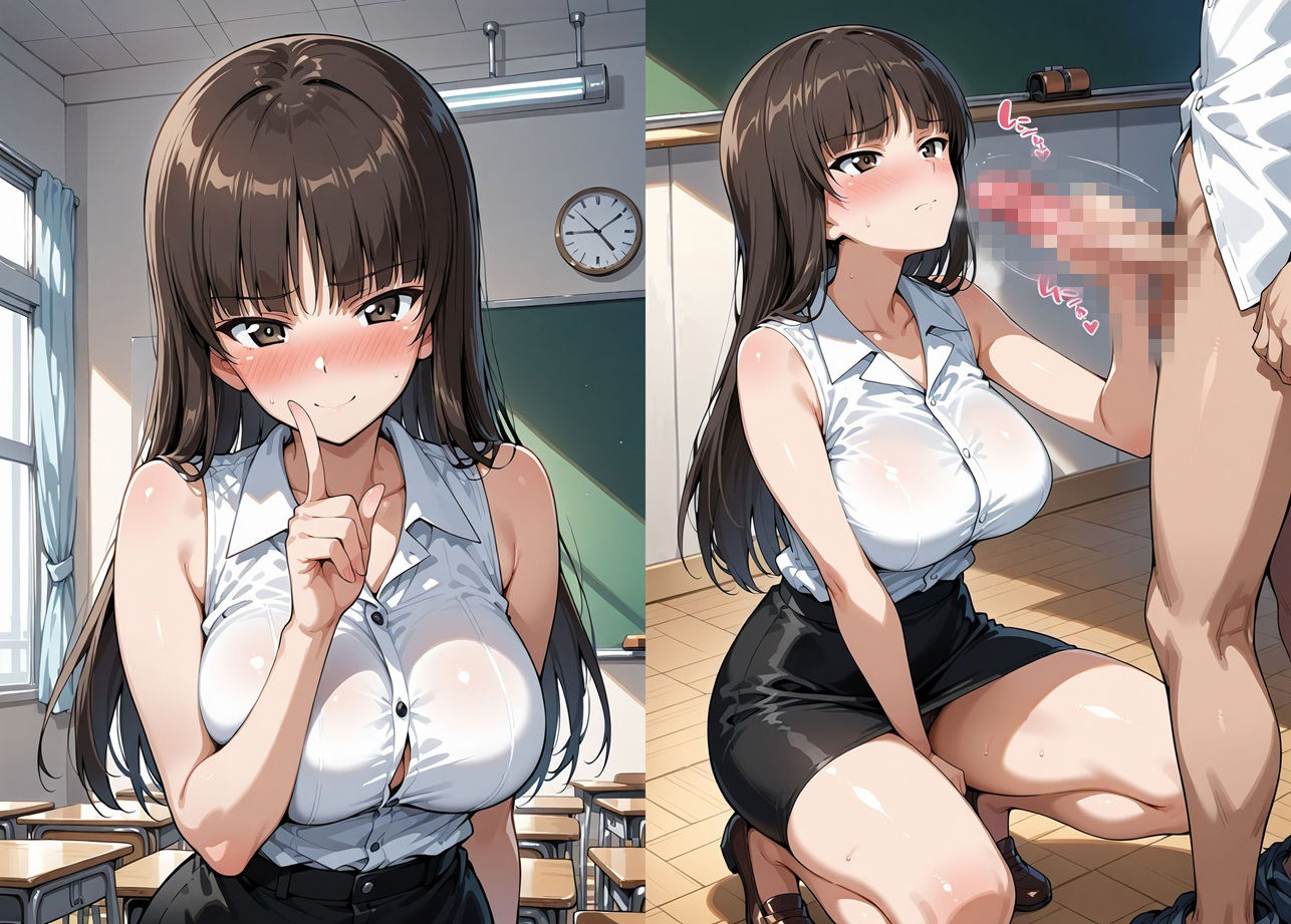 頼めばヌいてくれるshiho先生 - サンプル画像 2