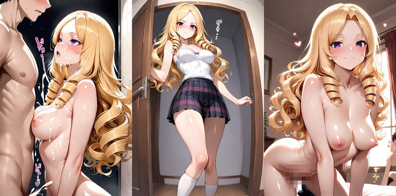 【金髪巨乳お嬢様と廃校での性生活】〜放課後の密室調教〜【高画質4K】 - サンプル画像 6