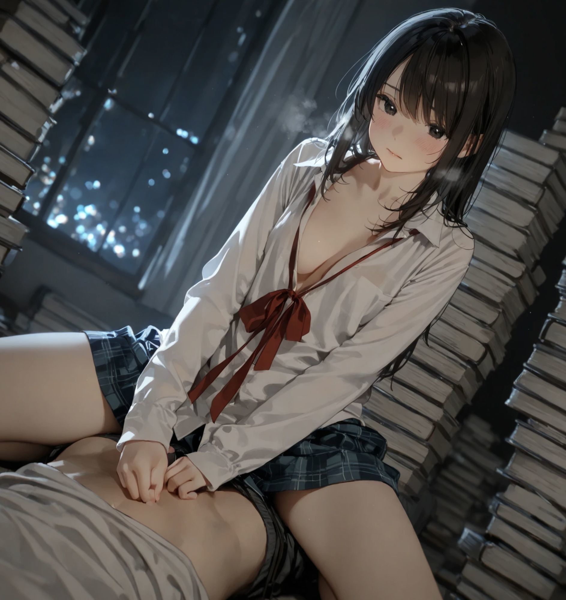 〜if:閉架書庫、彼女と綴るもう一つの初恋:ほどけないリボン〜春、想いをほどく彼女たち - サンプル画像 3