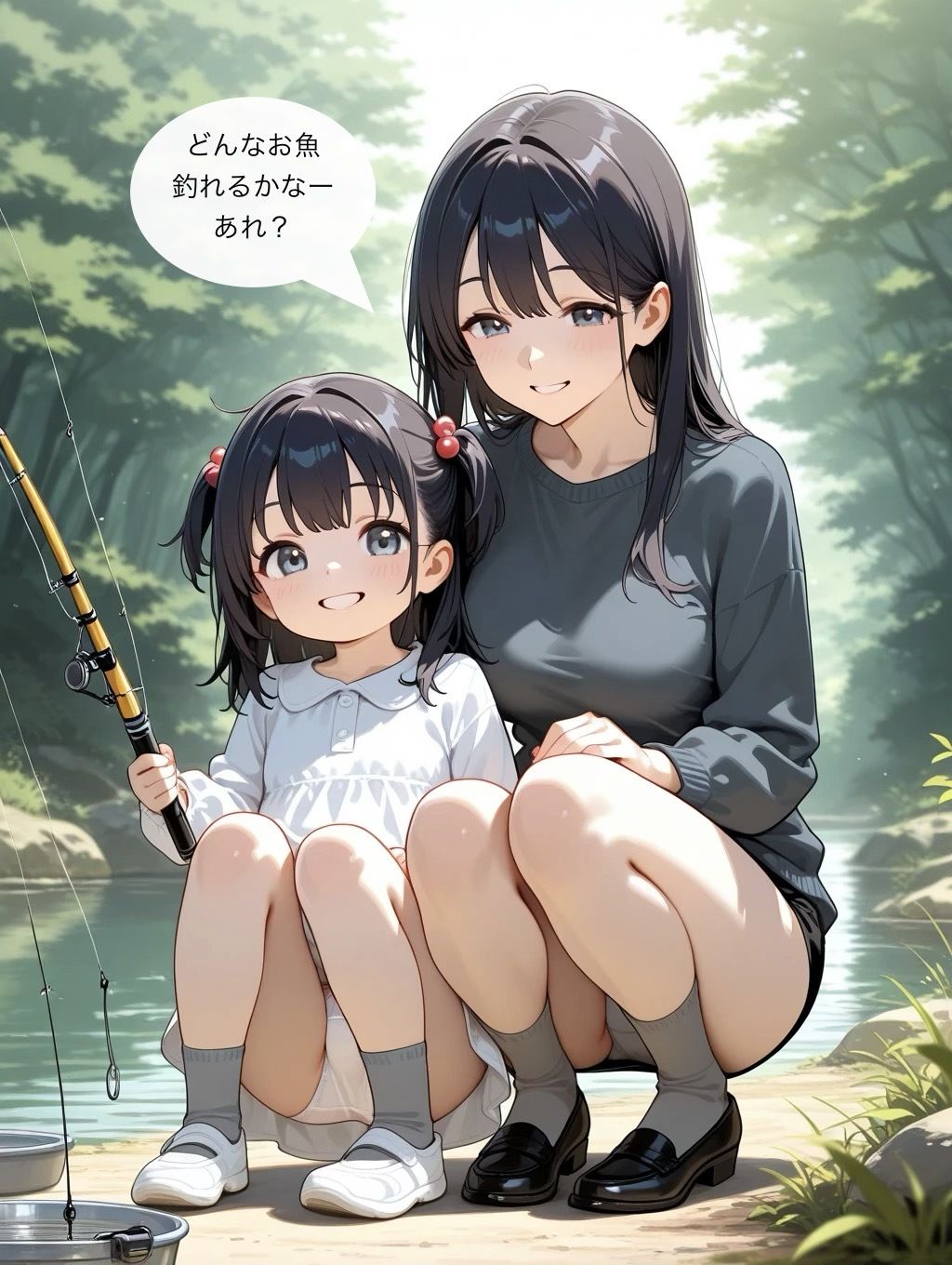 田舎へ引越してきた都会の家族 - サンプル画像 3