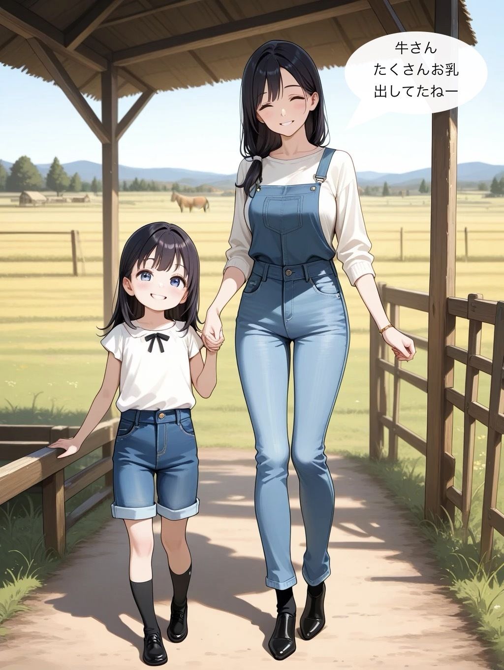 田舎へ引越してきた都会の家族 - サンプル画像 5