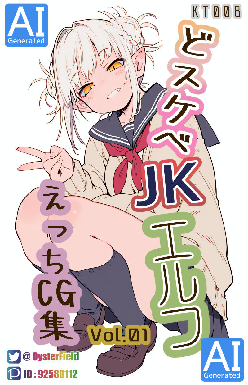 どスケベJKエルフえっちCG集 Vol.1 - サンプル画像 1