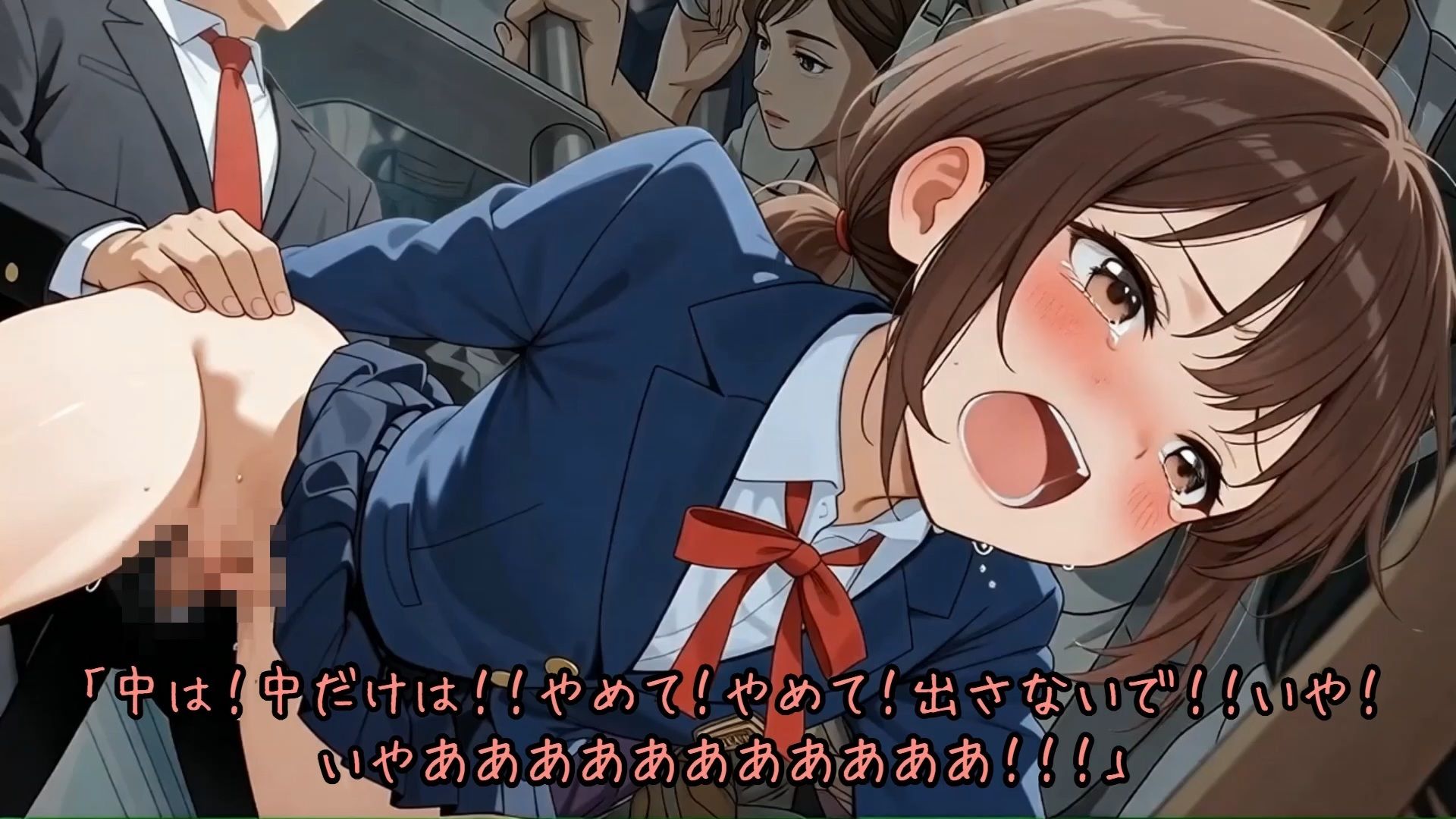 【羞恥体験告白】冤罪電車  助けてと叫んだその声が私と親友を壊していく - サンプル画像 9