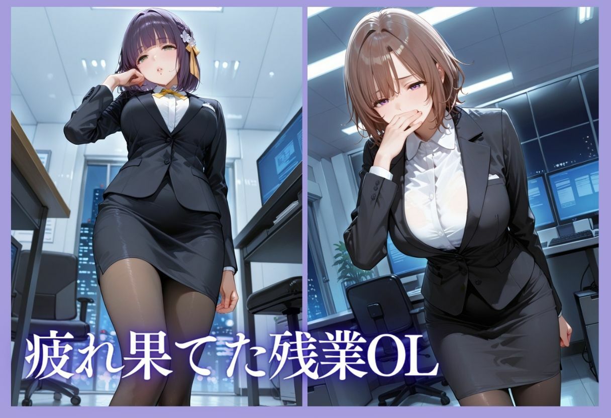 深夜残業OL 〜我慢の限界を迎えた同僚にオフィスで犯●れ、事後即2回戦中出しされるまでVol.2 - サンプル画像 4