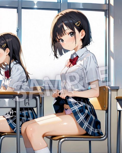 New パンチラ図鑑 まお - サンプル画像 5