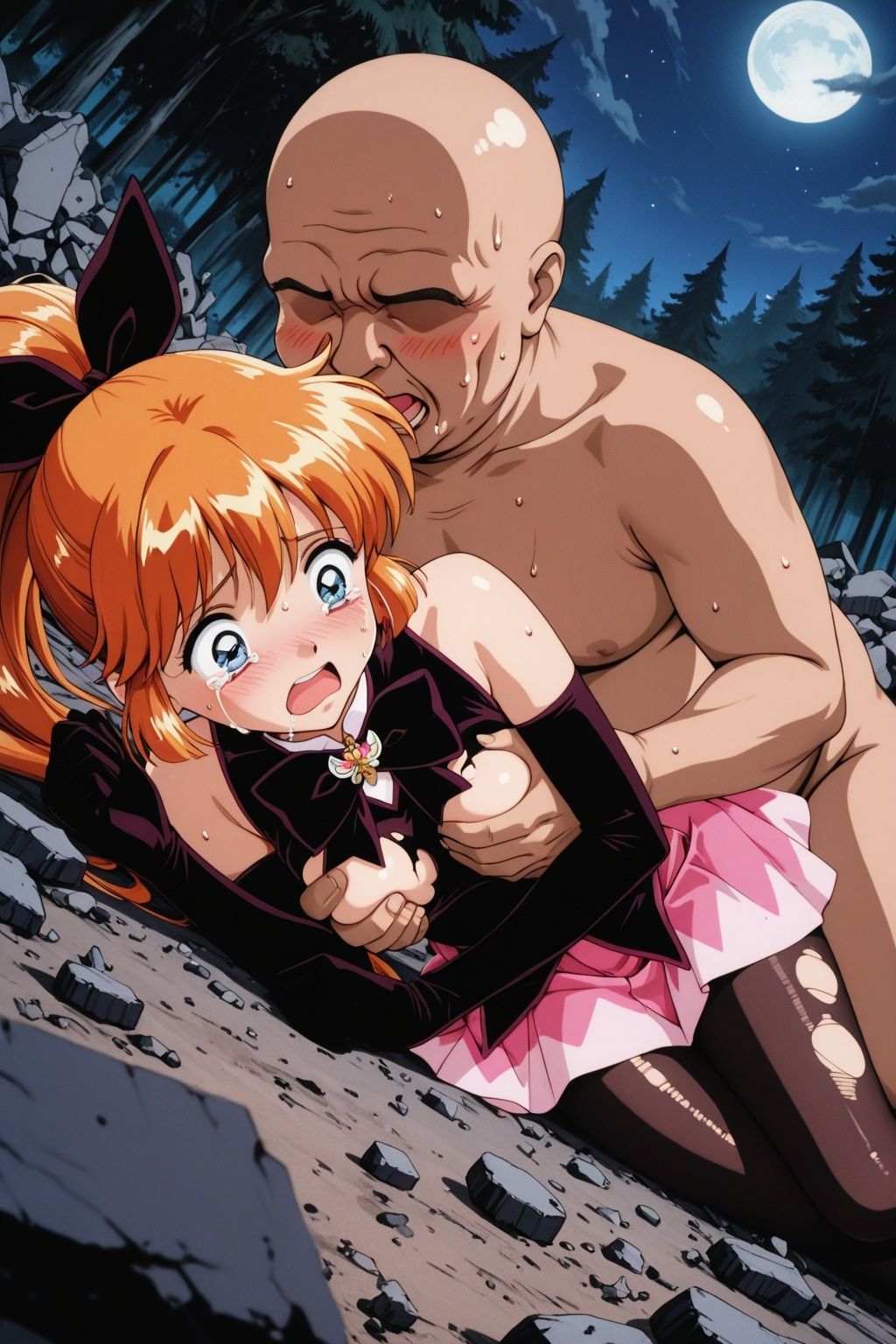襲われた怪盗セ○ントテールロストバージン孕ませSEX - サンプル画像 6