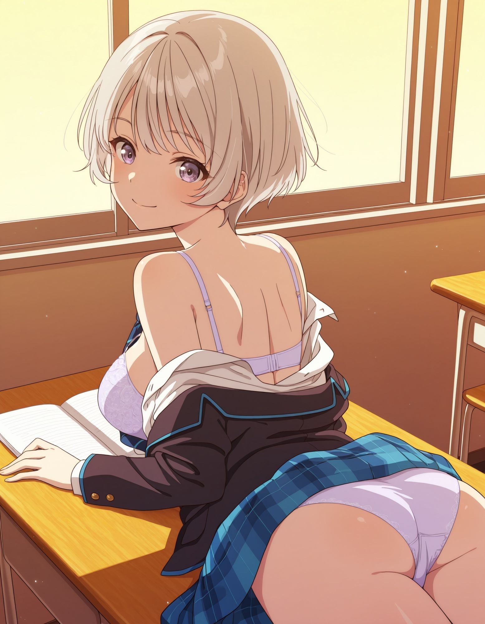 チラムネ女子のパンチラ - サンプル画像 1