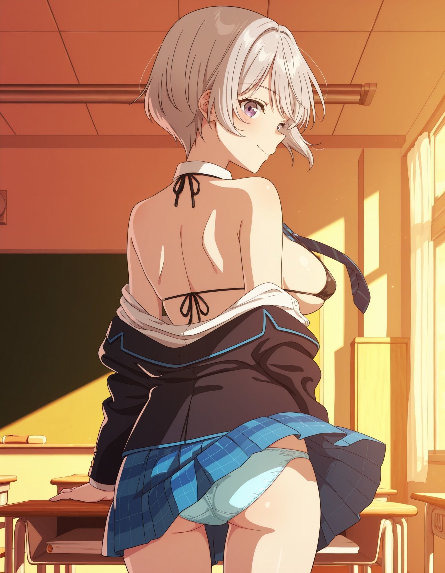 チラムネ女子のパンチラ - サンプル画像 2