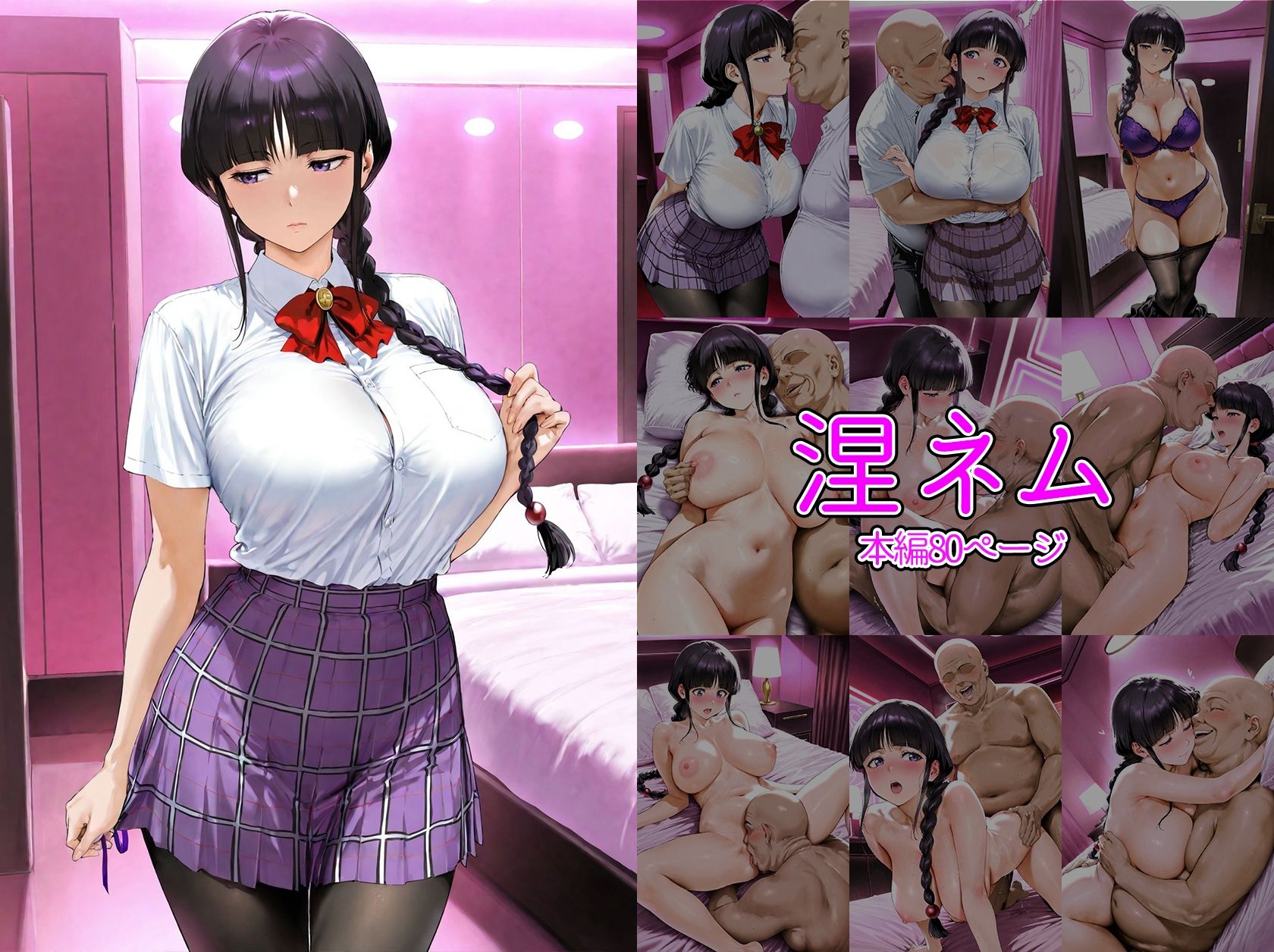 淫夢学園 〜BL〇ACH JKイメクラ〜 夜〇・ネ〇編 - サンプル画像 6