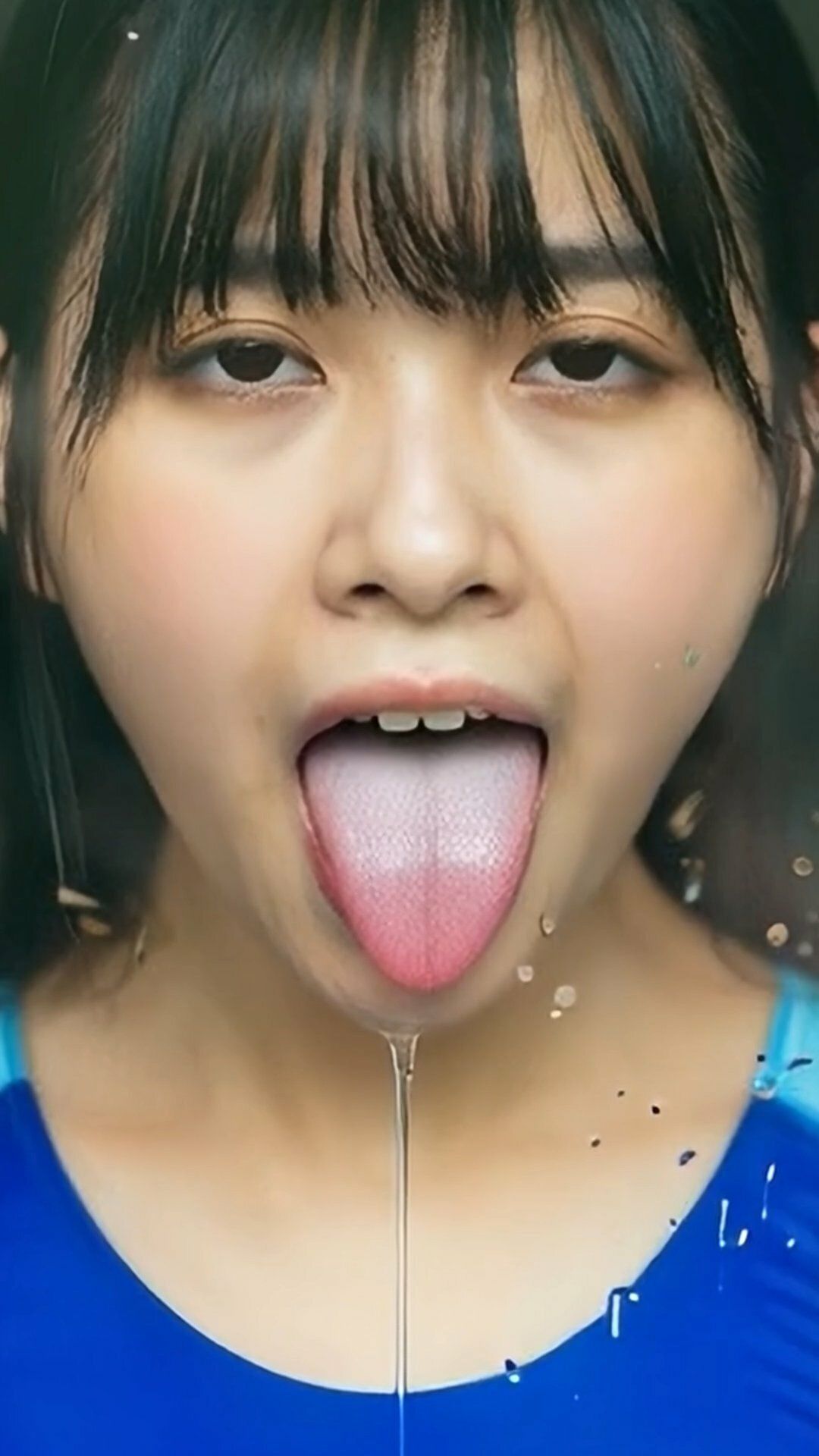 舌フェチ4 AI 水着女子 - サンプル画像 2