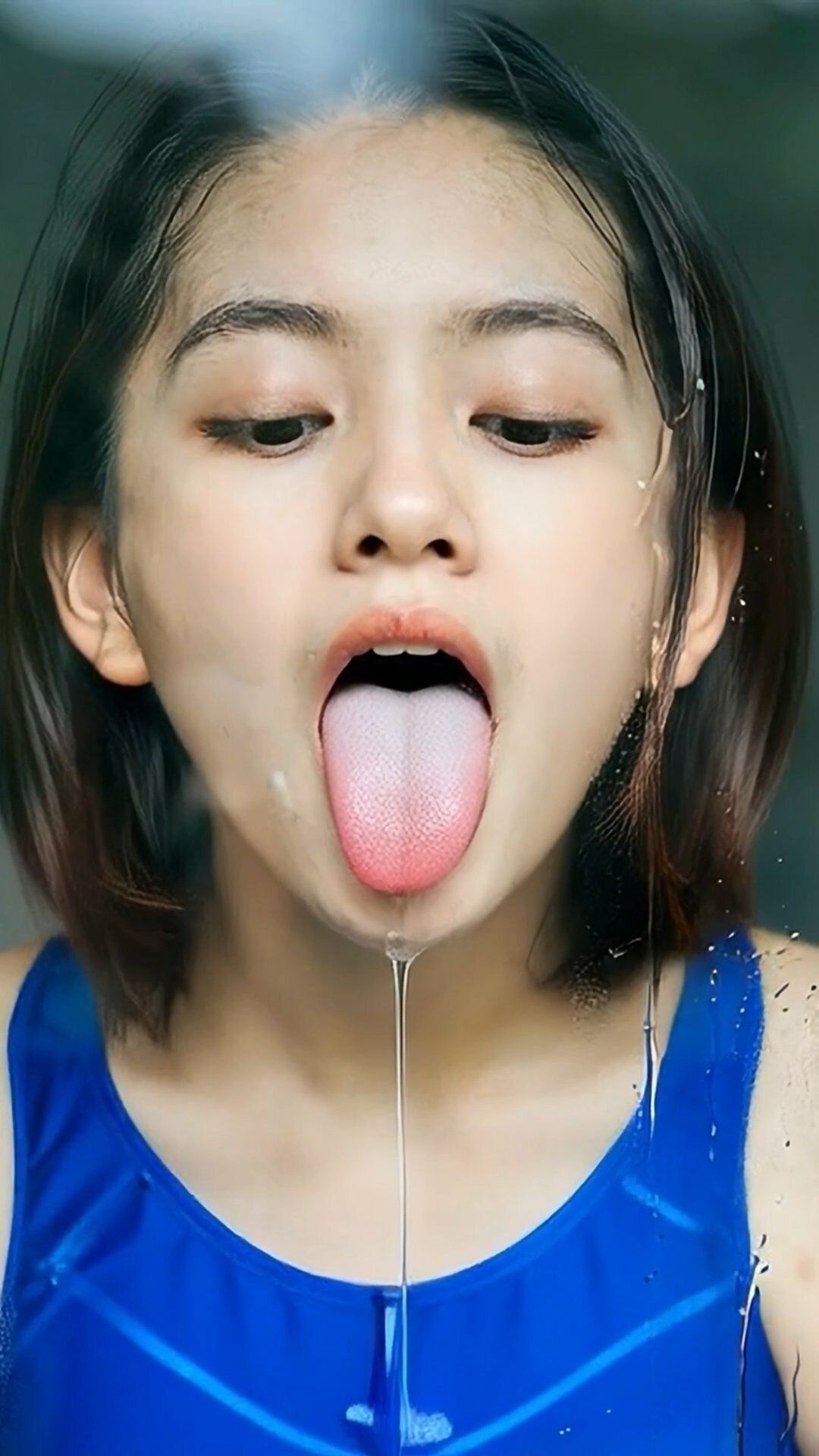舌フェチ4 AI 水着女子 - サンプル画像 5