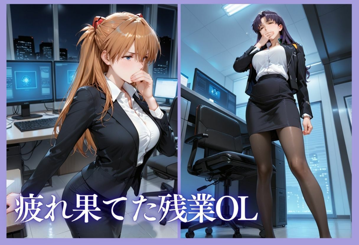 深夜残業OL 〜我慢の限界を迎えた同僚にオフィスで犯●れ、事後即2回戦中出しされるまでVol.3 - サンプル画像 4