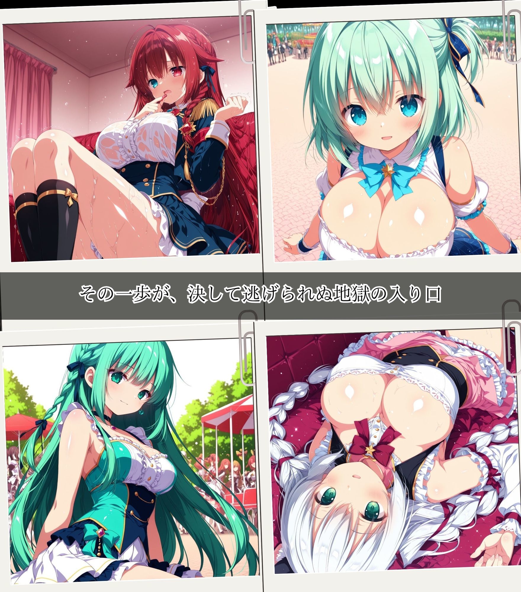 二度と戻れぬ快楽の穴 触手に堕ちた少女達 〜アイドル編〜 Vol.1 - サンプル画像 1