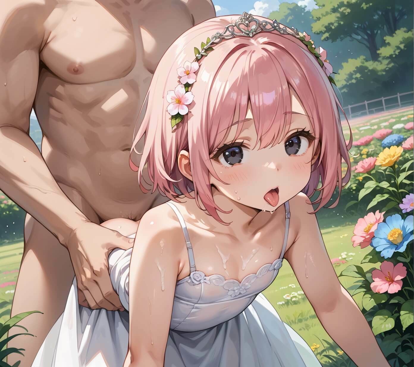 どエロ花嫁に我慢できない★370枚 - サンプル画像 8