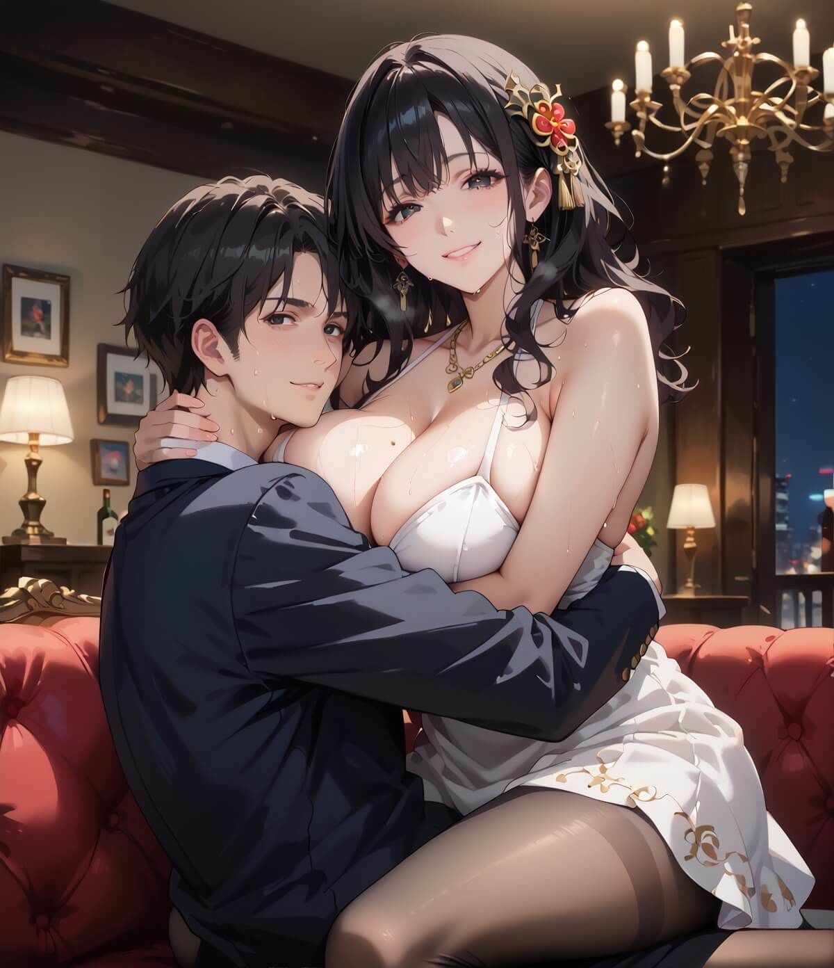 人妻真奈美さん、キャバクラでバイト2★たっぷり400枚入ってます★ - サンプル画像 2