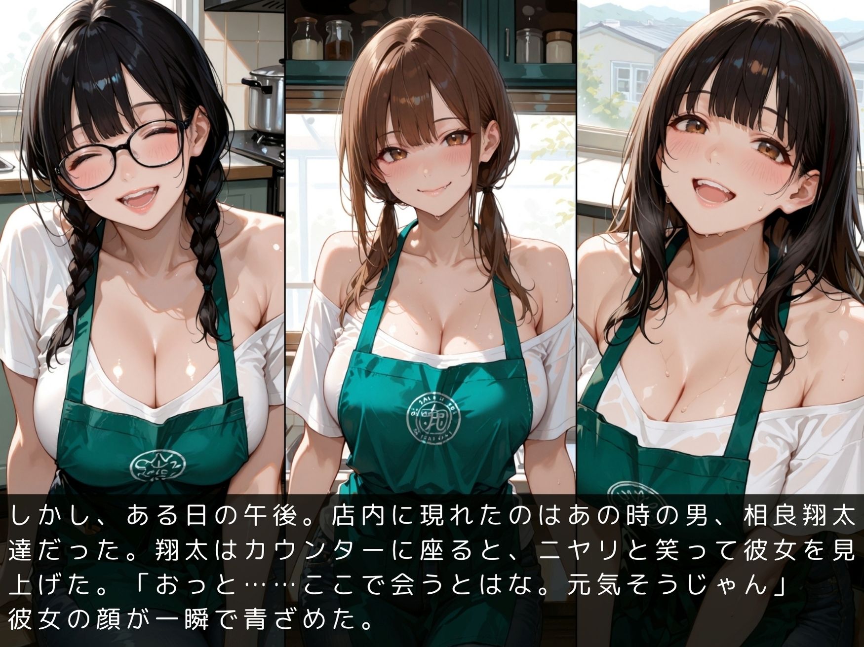 無限射精電車 アルバイト編 〜カフェでの再会〜 - サンプル画像 6