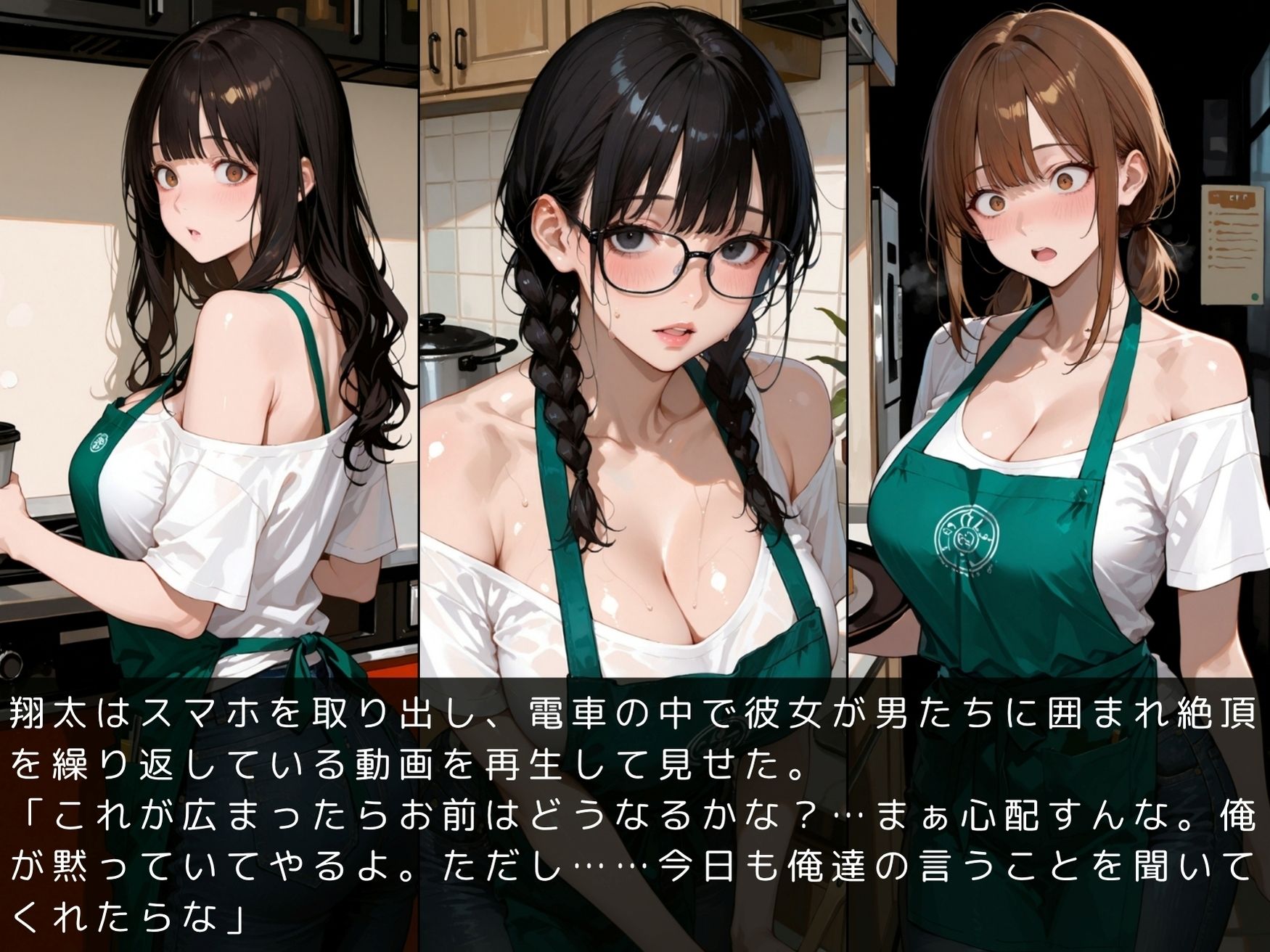 無限射精電車 アルバイト編 〜カフェでの再会〜 - サンプル画像 7