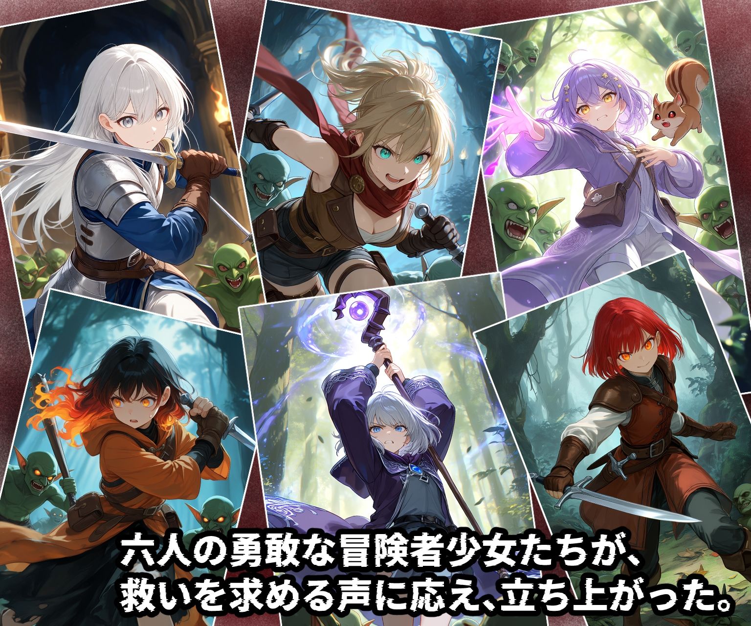 苗床捕獲 -ゴブリンに攫われた令嬢とメイド、返り討ちにあった6人の冒険者たち- - サンプル画像 2