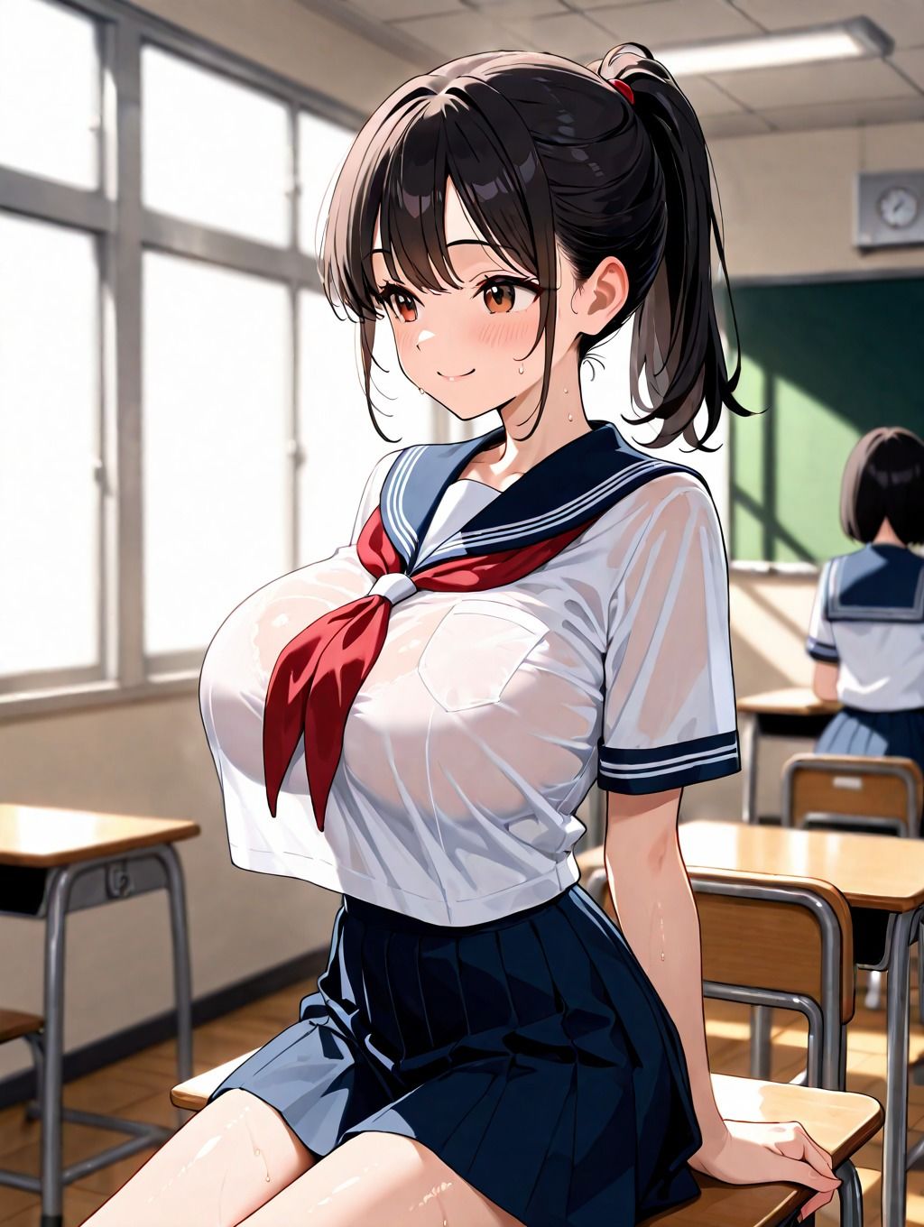 清楚水泳部を催●支配〜汗と水にまみれた快楽調教〜 - サンプル画像 2