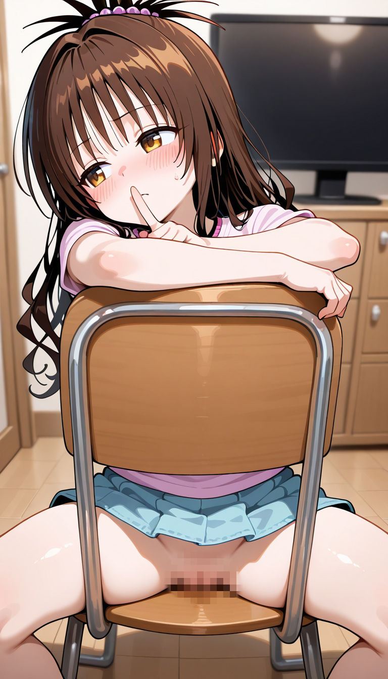 前の席のあの娘がすごいノーパンアピールしてくる蜜〇＆ネ〇シス編 - サンプル画像 3