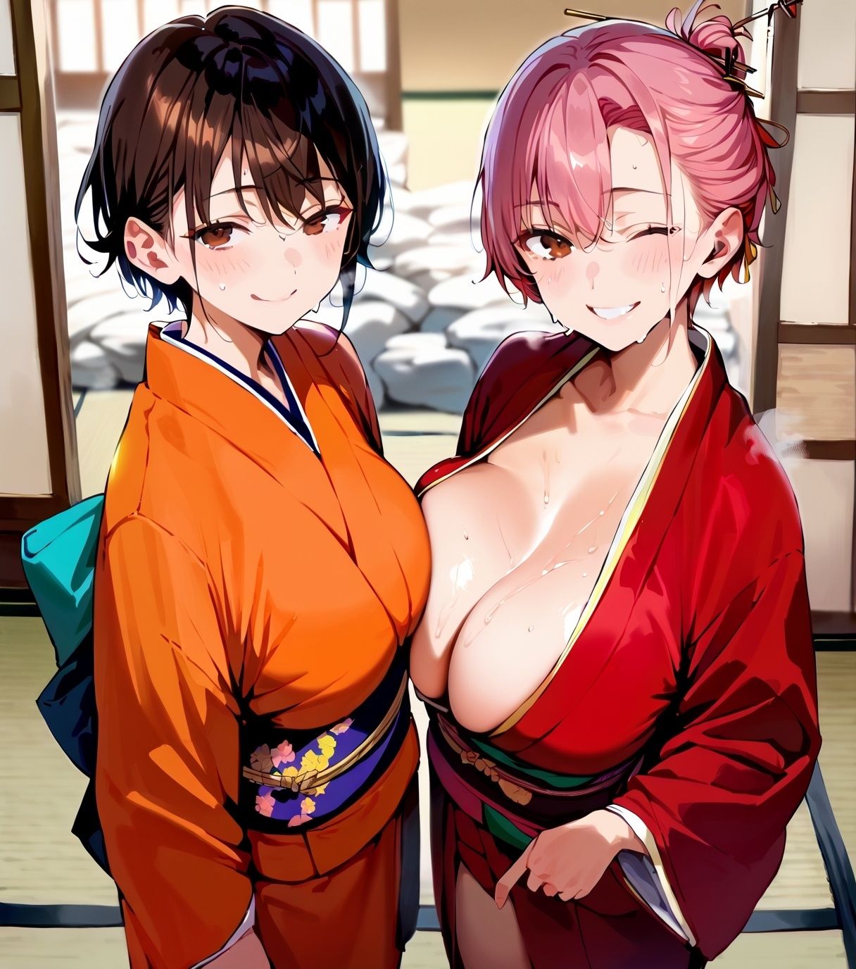 美少女着物とどぴゅどぴゅH。13 - サンプル画像 6