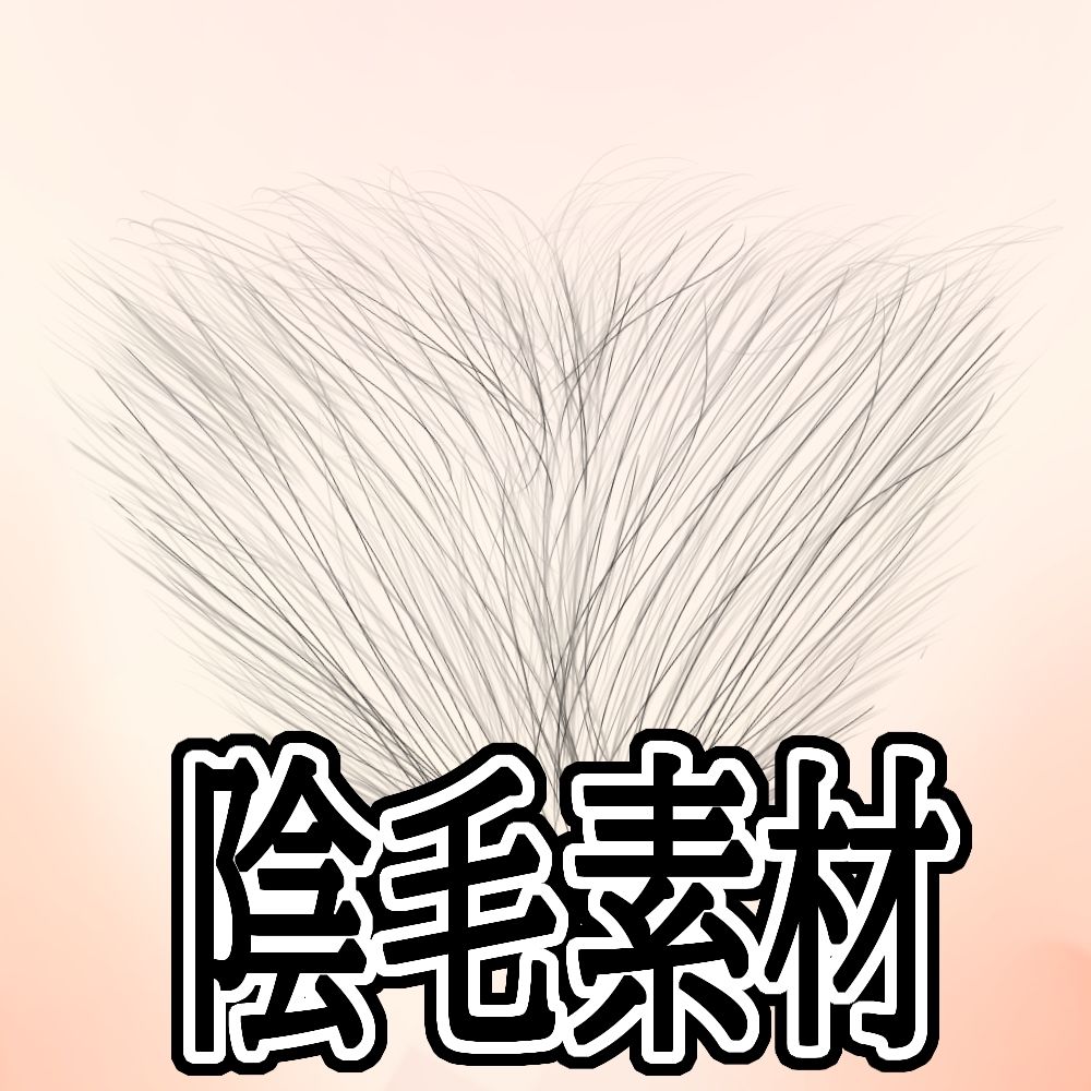 陰毛素材 - サンプル画像 1