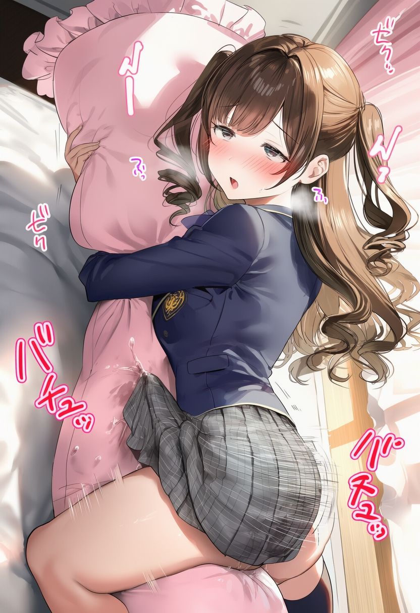 ふたなりお嬢様スカート射精 ver.トロ顔 - サンプル画像 7