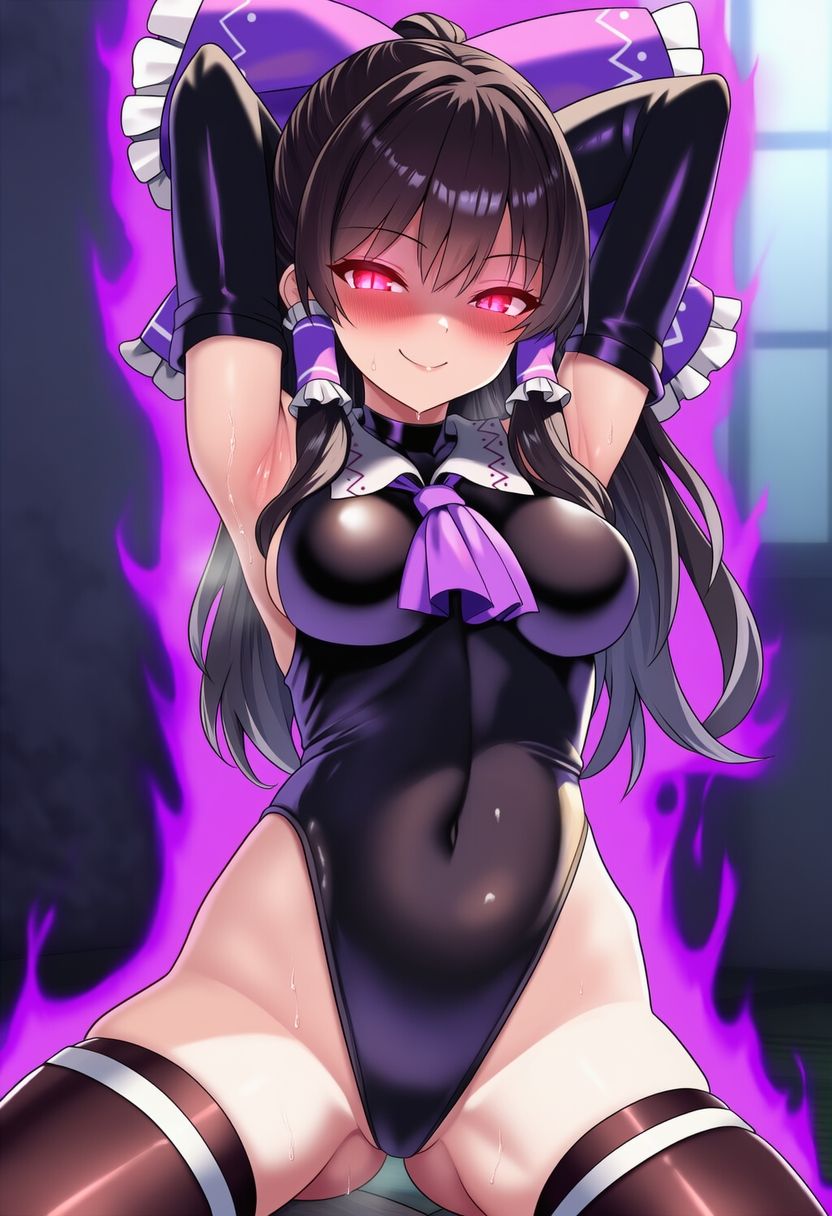 悪堕ち巫女 - サンプル画像 1