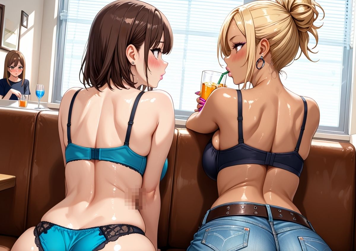 褐色ギャル灼熱の褐色ギャル本能開放真夏の乱交パーティ - サンプル画像 4