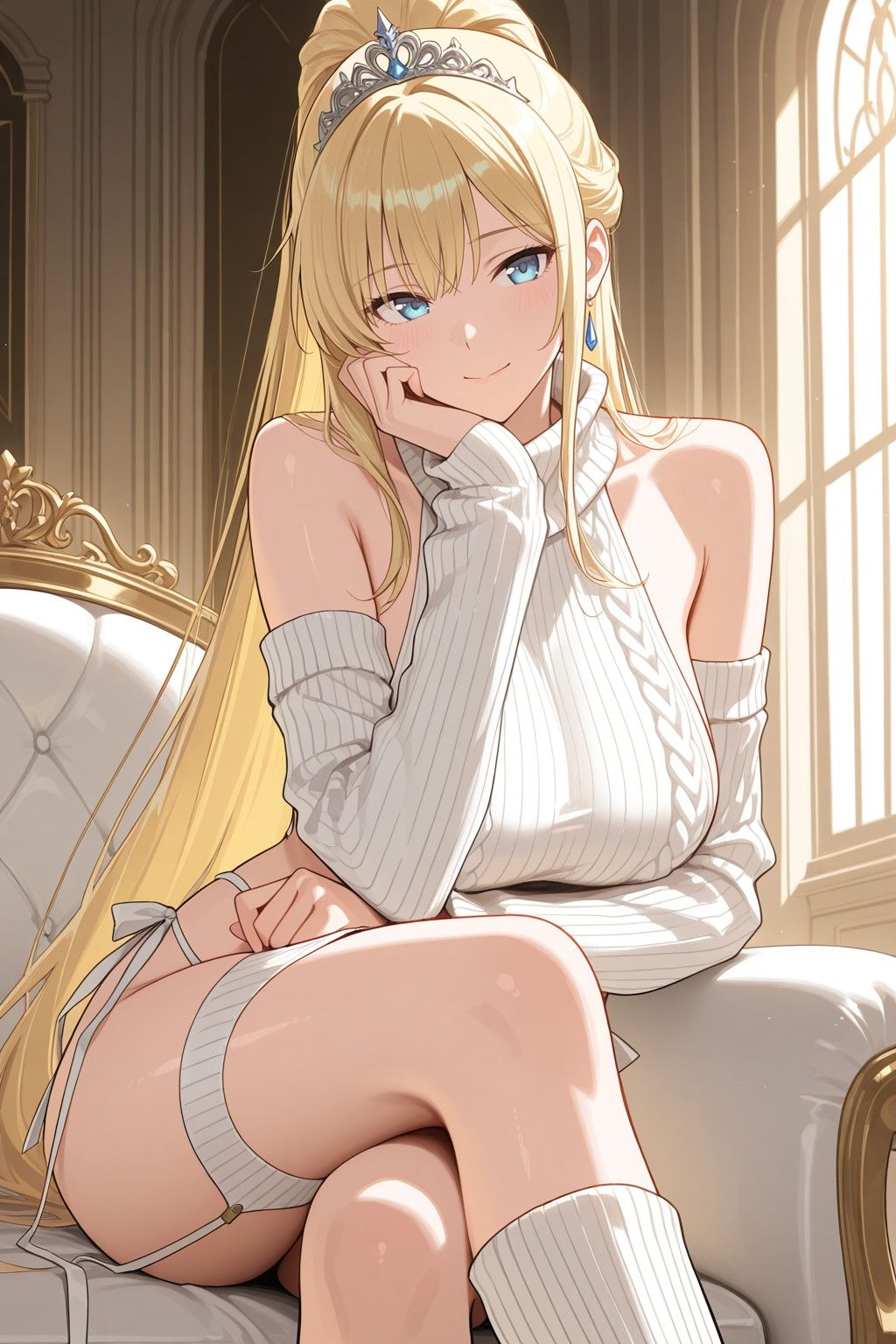 王女は着衣で甘々 - サンプル画像 1