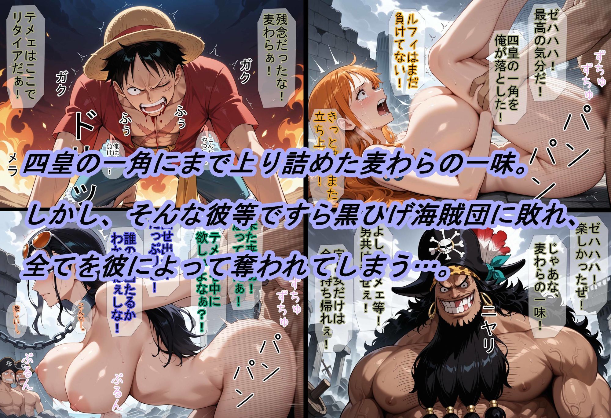 【ONE PI〇CE】海賊王黒ひげ〜略奪の記録〜 - サンプル画像 4