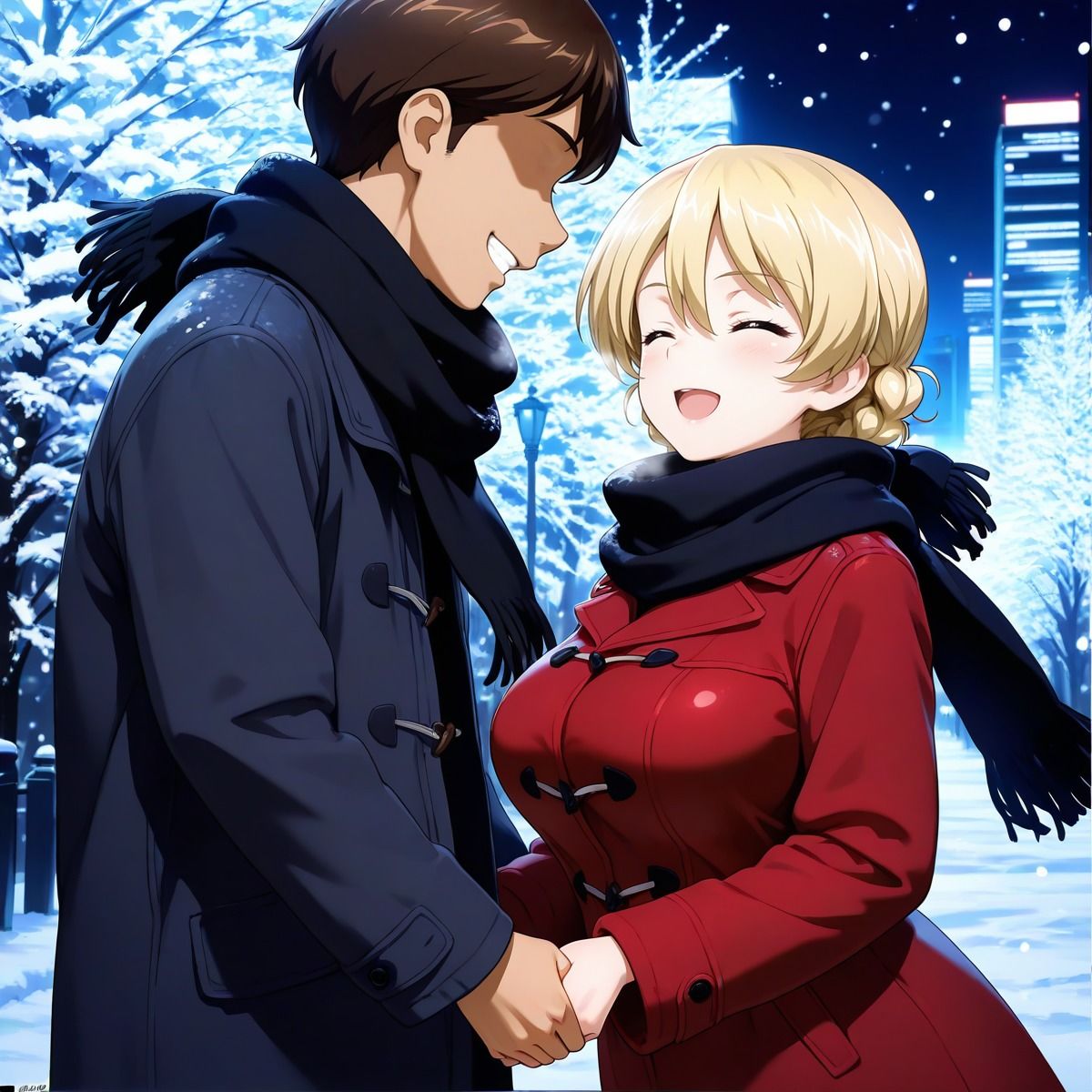 【ガールズ＆パンツァー】西住みほ・ダージリン・ミカとイチャラブSEX 短編トリロジー（三部作） - サンプル画像 4