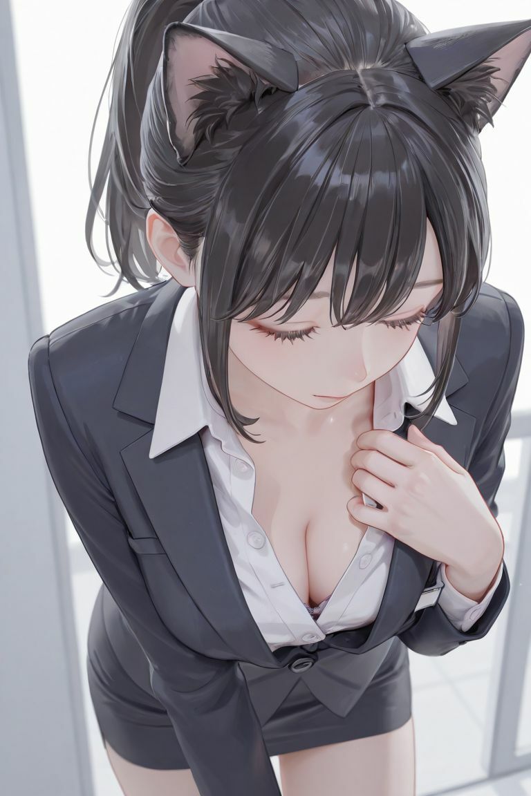 猫耳女子社員 - サンプル画像 8