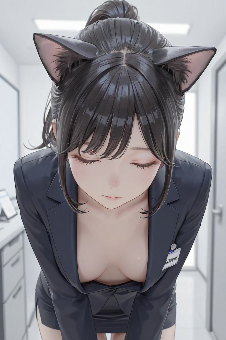猫耳女子社員 - サンプル画像 10