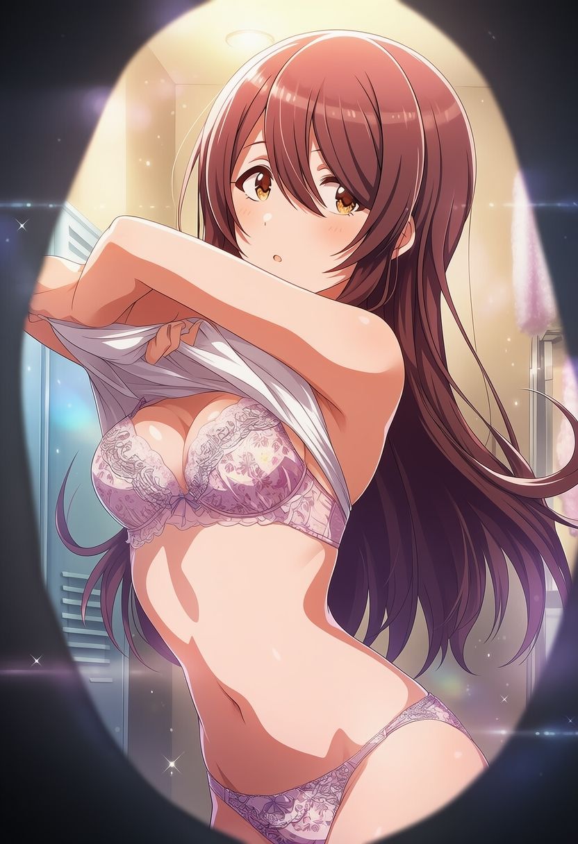 更衣室潜入 虹の裏の輝き - サンプル画像 5