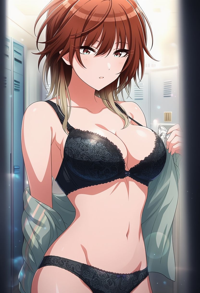 更衣室潜入 虹の裏の輝き - サンプル画像 8