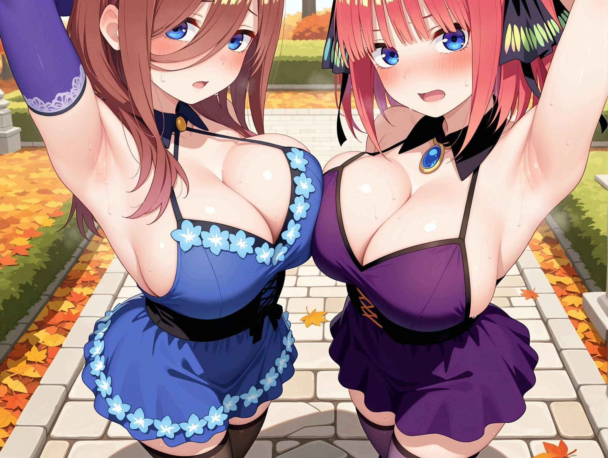 【500枚】五等分の花嫁エロ画像_ごとよめに登場するセクシーで可愛い五姉妹のエッチなイラスト集_part4 - サンプル画像 6