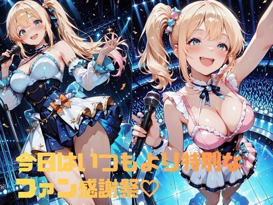 国民的巨乳アイドル星乃セレナがファン感謝祭で完全公開ハメ！ あなたが指定したプレイで1万人観客の前でイキ狂う - サンプル画像 1