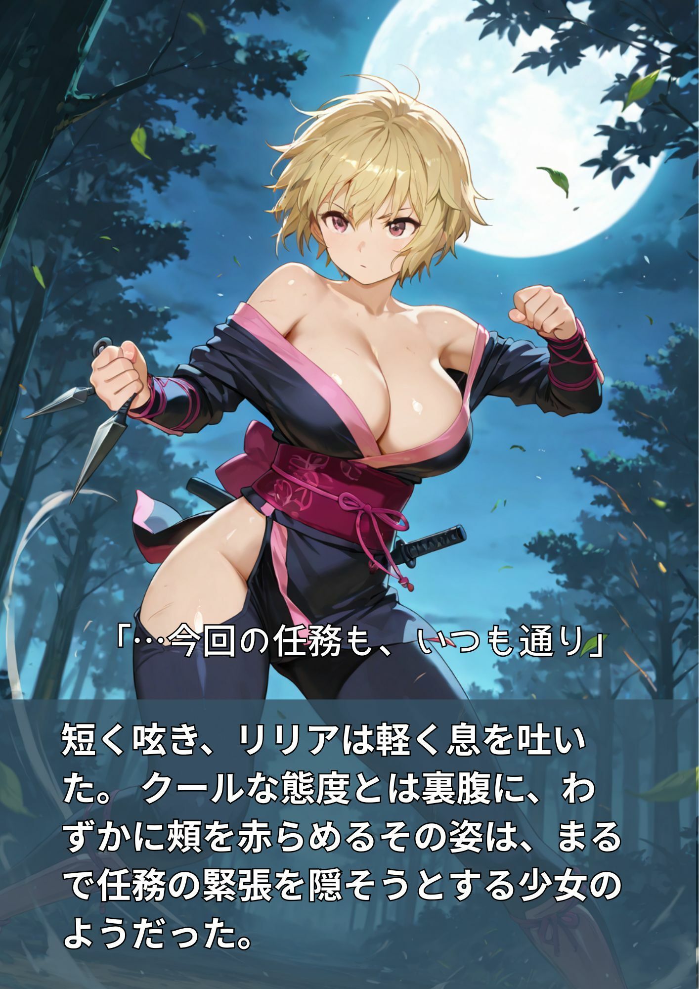 くノ一リリア  潜入せよーレズビアンの館 - サンプル画像 2