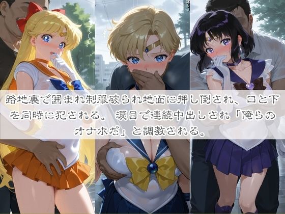清楚系ヒロインがホームレスに拉致されて監禁いいなりオナホ化 セ〇ラームーン02 - サンプル画像 1