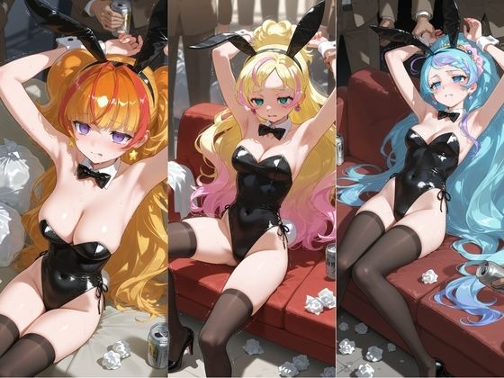 ヒロインが複数男の標的に！！ 催●で抵抗できず輪〇地獄！！ プ〇キュア  5 - サンプル画像 2