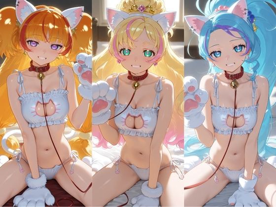 ヒロインが複数男の標的に！！ 催●で抵抗できず輪〇地獄！！ プ〇キュア  5 - サンプル画像 3