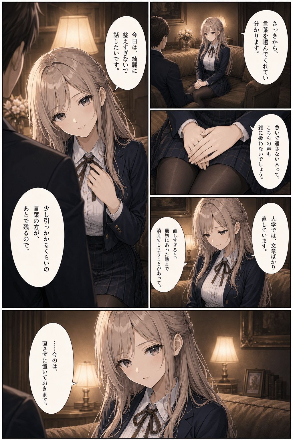 夢幻館AI恋愛漫画コレクション＊ChatGPTの漫画制作ノウハウ付き - サンプル画像 3