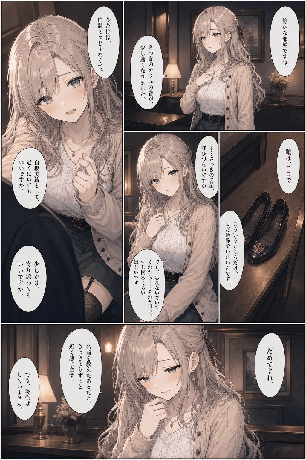 夢幻館AI恋愛漫画コレクション＊ChatGPTの漫画制作ノウハウ付き - サンプル画像 8