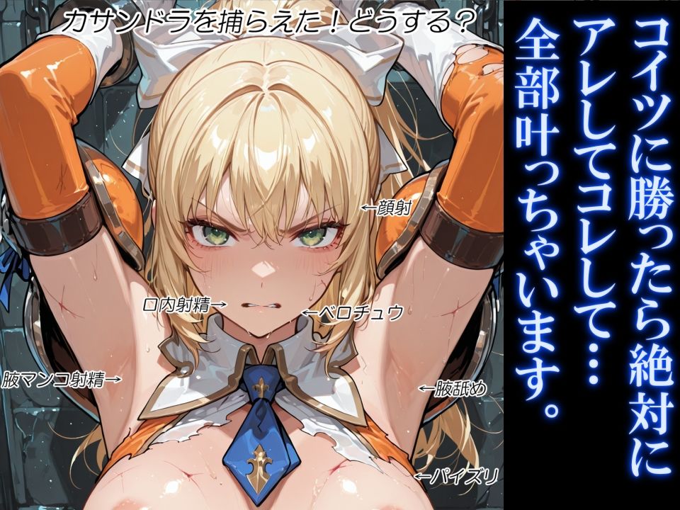 【ご報告】僕の憧れの女戦士カサンドラがおじさんの肉便器に堕ちるまで【抜いたら負け】 - サンプル画像 2
