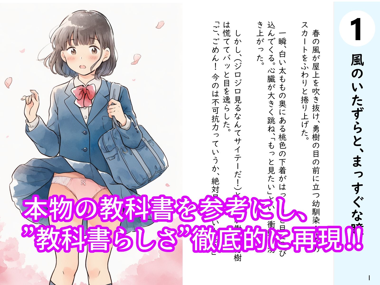 えっちな道徳の教科書 - サンプル画像 1