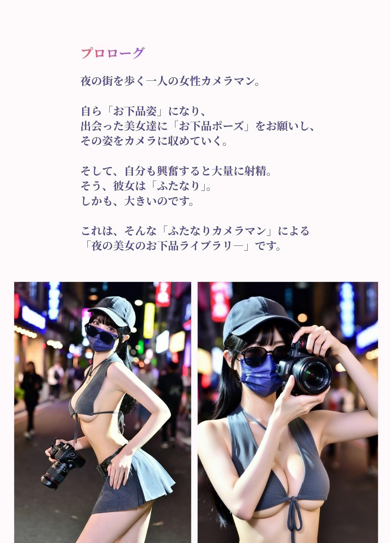 お下品ポーズ撮影会 - サンプル画像 3